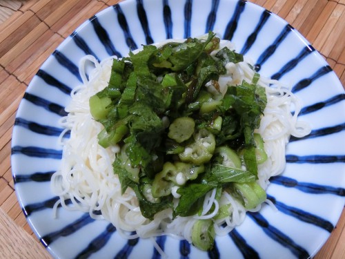 オクラソーメン