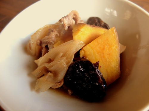 さつまいもと豚肉のほっこり煮