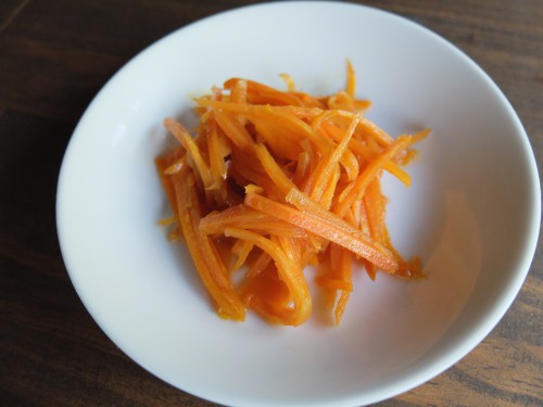 にんじんのナムル