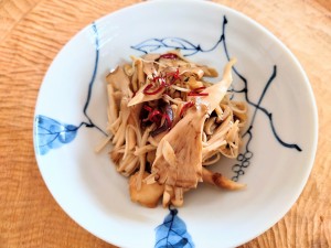 きのこと生姜のきんぴら