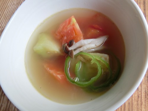 夏野菜の滋養スープ