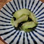 はやとうりの酢の物