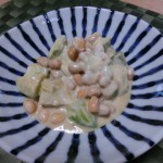 アボガドと大豆のヨーグルトあえ